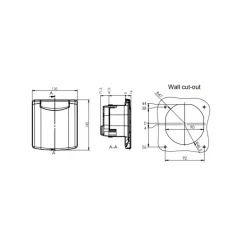 ABL Coupelle Gaz 130 x 145 mm