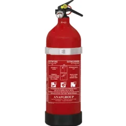 ANAF Extincteur ABC 2 kg | avec support et manomètre