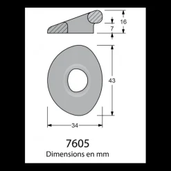 ANTAL Pad-Eye pour Dyneema
