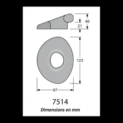 ANTAL Pad-Eye pour Dyneema