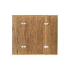 ARC MARINE Plateau de table avec rebords en teck