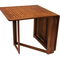 ARC MARINE Table pliante en teck