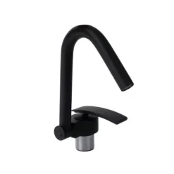 ARGO Robinet mitigeur rabattable noir