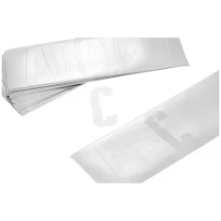 ATTWOOD Kit lettres immatriculation blanc