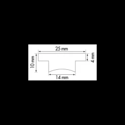 BARTON Avale-tout rail T 25 mm