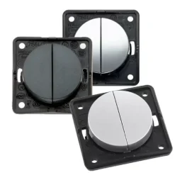 BERKER Interrupteur integro double 12/230 V