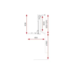 BR-SYSTEMS Bike Lift Short Rail