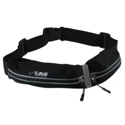 CAO Ceinture 2 poches réfléchissante noire
