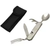 CAO Couteau campeur inox détachable