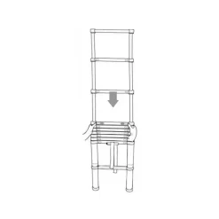 CARBEST Echelle télescopique 3,2 m