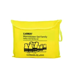 CARBEST Gilet jaune 2 adultes et 2 enfants