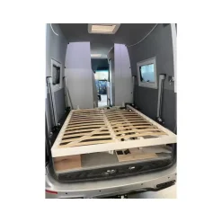 CARBEST Lit escamotable électrique sur rail