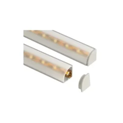 CARBEST Profil coudé encastré bande LED