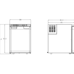CARBEST Réfrigérateur LR50L