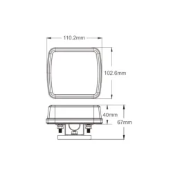 CM18 Kit feux de remorque magnétiques sans fil