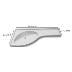 COMET Lavabo avec retour
