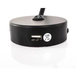 DIMATEC Liseuse col de cygne LED avec USB ET interrupteur