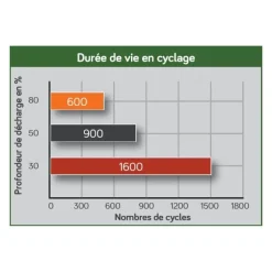 EM Batterie AGM plomb carbone 90Ah