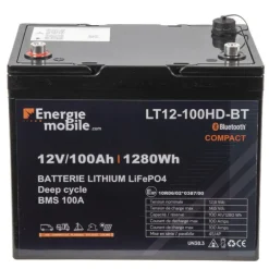 EM Batterie Lithium LT 12-100 Ah HD-BT - 1280 Wh