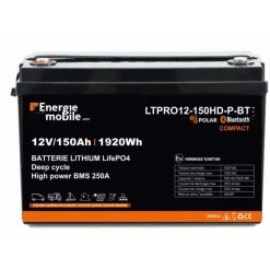 EM Batterie Lithium LTPRO12-150 HD-P-BT- 1920 Wh
