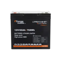 EM Batterie Lithium LTPRO 12-60 AH HD-P-BT - 768 Wh