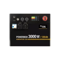 EM Générateur lithium 230V POWERBOX | 3000 W / 120 Ah
