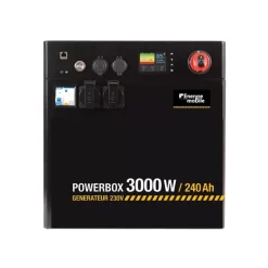 EM Générateur lithium 230V POWERBOX|3000 W / 240 Ah
