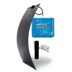 EM Kit solaire A-flex 105 W Noir - VICTRON Régulateur MPPT