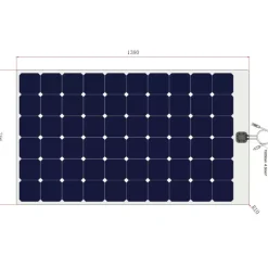 EM Kit solaire Marine Flex 235 W | VICTRON régulateur MPPT 100/20