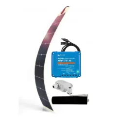 EM Kit solaire Marine Flex 70 W | VICTRON régulateur MPPT 75/10