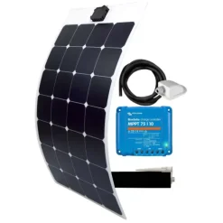 EM Kit solaire Marine Flex 110 W | VICTRON régulateur MPPT 75/10