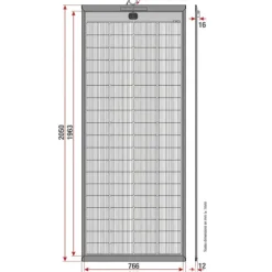 EM Panneau solaire PERC-HD slim 300W