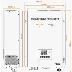 EM PSC12-4300DIF | Convertisseur Chargeur 120A