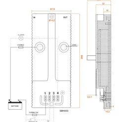 EM Sauvegarde de batterie SBM400 | 400 A