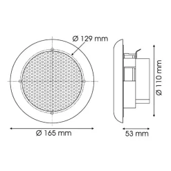 EUROMARINE Haut-parleurs 70 W