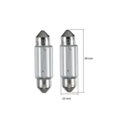 EUROMARINE Paire d'ampoule navette