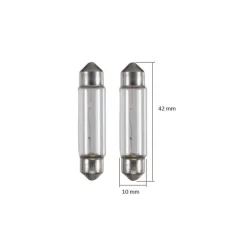 EUROMARINE Paire d'ampoule navette