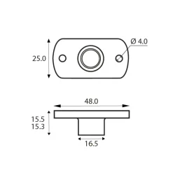 FASTMOUNT Clip femelle PC-SF1 | Standard Range