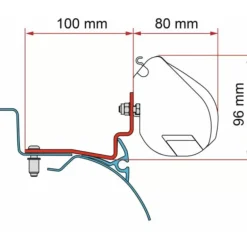 FIAMMA Adaptateur F35Pro | Expert Campérêve Cap Road