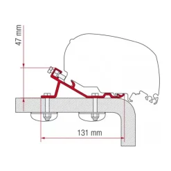 FIAMMA Adaptateur standard F65 Eagle 400