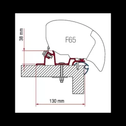 FIAMMA Adapter Caravan Standard F65L F80