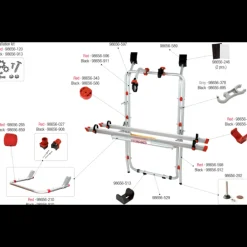 FIAMMA Carry-Bike Op Vivaro / R trafic 2-3 HAYON | Pièces détachées