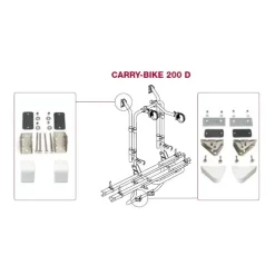 FIAMMA Kit de fixation Carry-Bike 200D