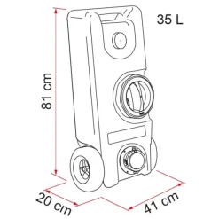 FIAMMA Roll-Tank 40 F