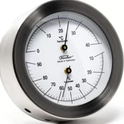 FISCHER  Thermo-hygro 103 mm inox 1512TH