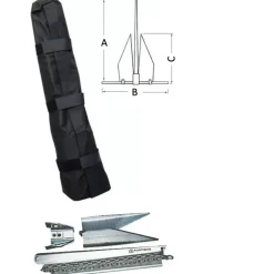 FORTRESS Sac pour ancre démontable