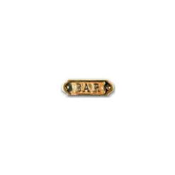 FS Plaque laiton bar