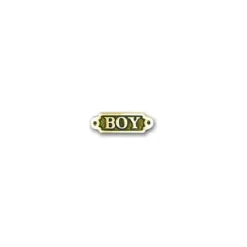 FS Plaque laiton boy