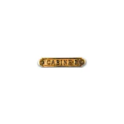 FS Plaque laiton cabine 1