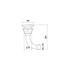 F&S évent Full Flush 90°